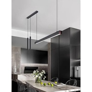 High-quality dining room lamp kitchen lights word long restaurant chandelier modern minimalist offic