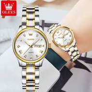 OLEVS Ladies' Watch, Ladies' Original Diamond Watch, Waterproof Luminous Stainless Steel Luxury Quar