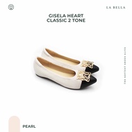 LA BELLA รุ่น GISELA HEART CLASSIC 2 TONE -  PEARL BLACK