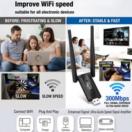 [Improve WIFI Speed] 300Mbps 2.4G 1200Mbps WiFi Signal Booster USB Wireless WiFi Repeater Full Signa
