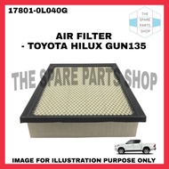 TOYOTA HILUX GUN125 GUN126 INNOVA TGN140 TGN40 FORTUNER GUN155 TGN156 AIR FILTER OEM