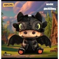 ((First Launch) Limited 52TOYS How to Train Your Dragon Master Toothless NINNIC Limited Plush Elevat