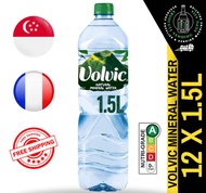 VOLVIC Natural Mineral Water 1.5L X 12 (BOTTLE) - FREE DELIVERY within 3 working days!