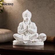 [Ioensy] Decorative Lord Hanuman Statue Tabletop Hanuman Statue Sacred Spiritual for Believers, Alta