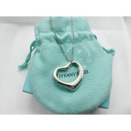 ~~趴趴小舖~~極新正品Tiffany &Co Elsa Peretti Open Heart(M號)愛心項鍊2602231710