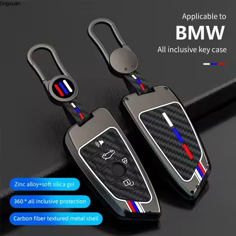 BMW Key Case Car Key Case Cover Fob Keyring For BMW F30 F11 X3 F25 Serie 1 E39 X4 G20 X5 G05 F40 X6 