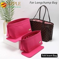 PINLESG 1Pcs Insert Bag, Felt Multi-Pocket Linner Bag, Portable with Bottom Travel Storage Bags Bag Organizer for Longchamp Bag