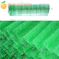 MAYSHOW Pond Filter Brushes, Box Aquarium Stainless Steel Fish Tank Filter Brushes, Good Looking Long Green Brush Garden Water Feature