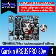 SKIN Sticker Garskin Argus Pro 80w Yellow Black