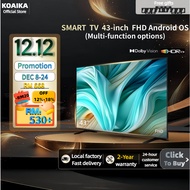 Smart TV 43" TV Pintar KOAIKA Frameless TV FHD android tv led Telivision monitor WiFi DVBT2 all apps