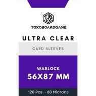 TokoBoardGame Premium Ultra Clear Card Sleeves 56x87 mm - 60 microns | TBG Premium Card Sleeves - Wa