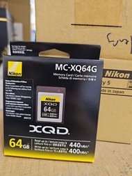 全新Nikon MC-XQ64G XQD 64GB 記憶卡