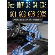 For BMW X3 X4 IX3 G01 G02 G08 2018-2022 Gearbox Panel Navigation Automotive Interior Screen Protecti