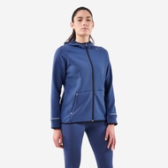 KIPRUN 女款保暖跑步外套 RUN 500 Warm－黑藍色