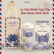 Premium Thermos Cup - Non Nuoc Ninh Binh - Arty Cup Ninh Binh Peaks and Rivers - 520ml - Jadify