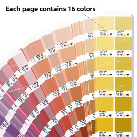 2022 New Pantone Color Card, International Standard CMYK Four-Color Printing Reference Guide