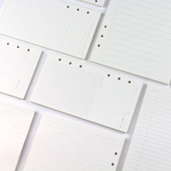 Howoo 45s Planner Inserts Refill A5/A6/A7 Journal Loose Leaf Refill Pages 6 Holes Ring Binder Planne