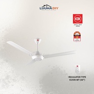 KDK K15V0 Ceiling Fan 60"/150cm Kipas Siling Ceiling Fan With Regulator 3 blades