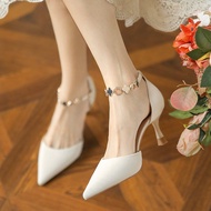 formal shoes women happy2u Pelepasan jenama besar sandal Baotou bertumit halus wanita musim bunga da