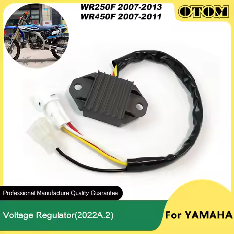 OTOM 2007-2013 Motorcycle Voltage Regulator 2022A.2 For YAMAHA WR250F WR450F Pit Dirt Bike Accessori
