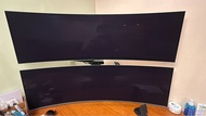 Samsung Odyssey G9 49" OLED Monitor + Dual Monitor Stand