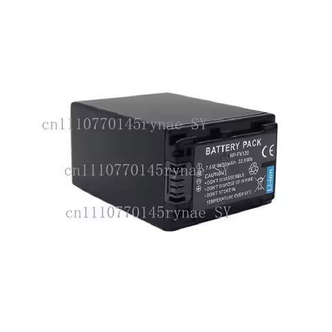 For Sony NP-FV120 Replacement Battery, Compatible with NP-FV30 FV50 FV70 FV100, Fit for HDR-CX/XR/PJ