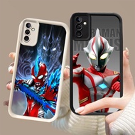 DK-79 Ultraman Silicone Casing black and white for OPPO Realme C73 14T 2025 14 A5 C71 A5X 14X 5G 4G