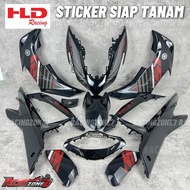 “STICKER TANAM” YAMAHA NVX155 BATMAN COVER SET/ NVX PURBA BATMAN COVER SET/ NVX155 V2 Batman Cover S