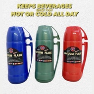 BO26100 1Litre Lifestyle Thermos Glass Vacuum Flask / Thermos / Thermal Flask / Termos Kaca Tahan Pa