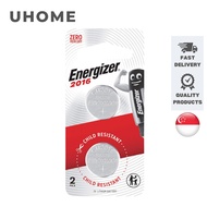 Energizer 2016 CR2016 Lithium Coin Battery 2 Pcs