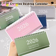 [New]5Pcs Durable Copperplate Paper Desktop Calendar | 18-Month Minimalist Planner July 2025-Dec 202