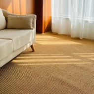 Solid color tatami carpet Sisal material/Japanese-style/60X90-180X200CM thick anti-cat scratch/Sound