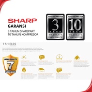 Terbaru Ac Sharp 1/2 Pk Inverter Ah-X6Zy | Ac 1/2 Pk Sharp Inverter