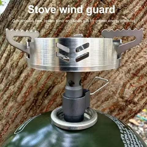 Outdoor Campings Stove Windscreen for BRS-3000T SOTO-310 Stainless Steel Gas Stove Wind Shield Ultra