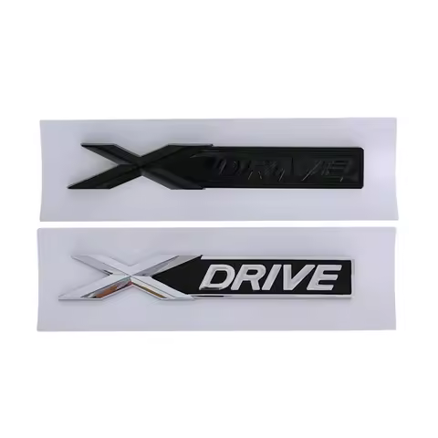 3d ABS Xdrive Logo Car Trunk Badge For F30 520d X3 E83 E61 E90 320i 528i F02 525d X1 X5 X6 Xdrive Em