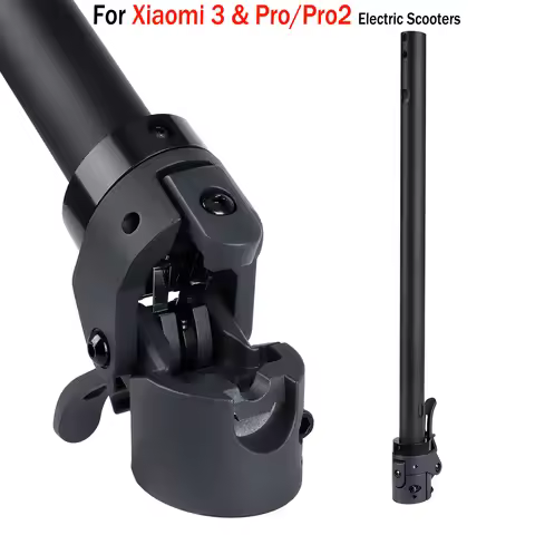 Extended Scooter Folding Pole For Xiaomi 3 Pro/Pro2 E-Scooter Black Replacement Vertical Bar Stand R