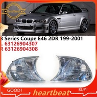 Clear Marker Signal Blinker Corner Parking Light Lamp for -BMW E46 3 Series Coupe 1999-2001 63126904
