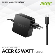 Acer Type C Adapter 65Watt 20V-3.25A 15V-3A/ 9V-2A/ 5V-2A/