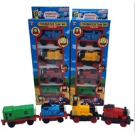 Children's Toy Train lsi 4 Pcs Pull Back Toy Train Set thomatch train set