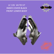 YAMAHA LC135 V2 - V7  FRONT LOWER INNER COVER KIRI KANAN 100% ORI HLY 55C-F835J-00 + 55C-F835K-00