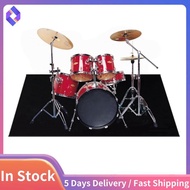 Drum Mat, Non-Slip Grip Bottom Drum Carpet 4Ft X 5.3Ft Tightly Woven Fabric Drum Rug Drum Pad