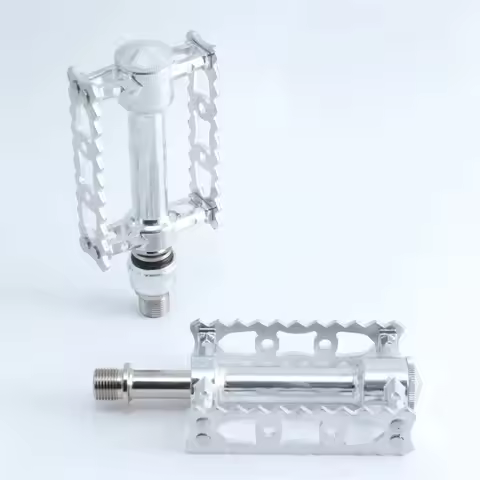 Folding bike Left Quick Release pedals Non-slip Aluminum Alloy 3-Bearing Pedals for brompton ezy ped