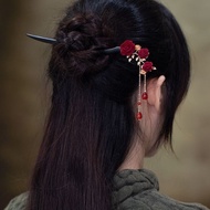 sanggul rambut sanggul rambut palsu Hairnet Sanggul sanggul rambut tradisional penyepit rambut Rose 