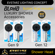 Alpha Shower Head Gen 9 / Gen 12 Chrome &amp; White Universal Water Heater
