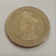 Malaysia Commemorative coin 1959-1969 Tunku Ismail Nasiruddin Shah $1(wcion)