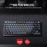 CORSAIR K65 PLUS 75% RGB WIRELESS GAMING MECHANICAL KEYBOARD (CH-91D401L-NA) MLX RED (CH-91D441F-NA)
