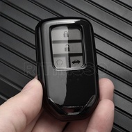 โครงเปลือกนอกเคส Kunci Remote Mobil ทีพียูแบบนิ่มใหม่สำหรับ Honda Vezel ซิตี้ซีวิค Jazz อุปกรณ์ป้องกันรถ BR-V HRV