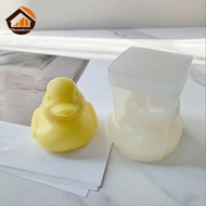 CheeseArrow 3D Little Yellow Du Candle Silicone Mold DIY Du Crystal Epoxy Resin Mould Animal Candle 