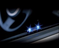 日本 CARMATE 汽車用藍光LED太陽能防盜燈裝飾燈警示燈