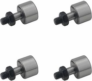 4pcs Silver Bolt Roller Bearing CF6 Cam Follower for Machine Tool Guides and 3D Printers